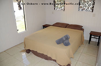 bedroom of the bungalow at Tianas Beach