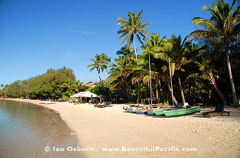 Muri Beach at the Sailing Club of Rarotonga