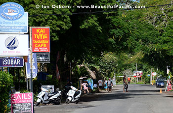 The main road through Muri Village