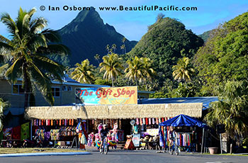 The tourist Gift Shop in Avarua Town Rarotonga