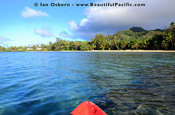 Muri Lagoon at the southern end of Rarotonga